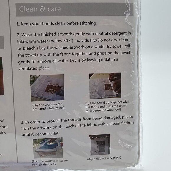 Maydear Butterflies Fly Freely Cross Stitch Kit Pre-Printed Fabric - Picture 5 of 5